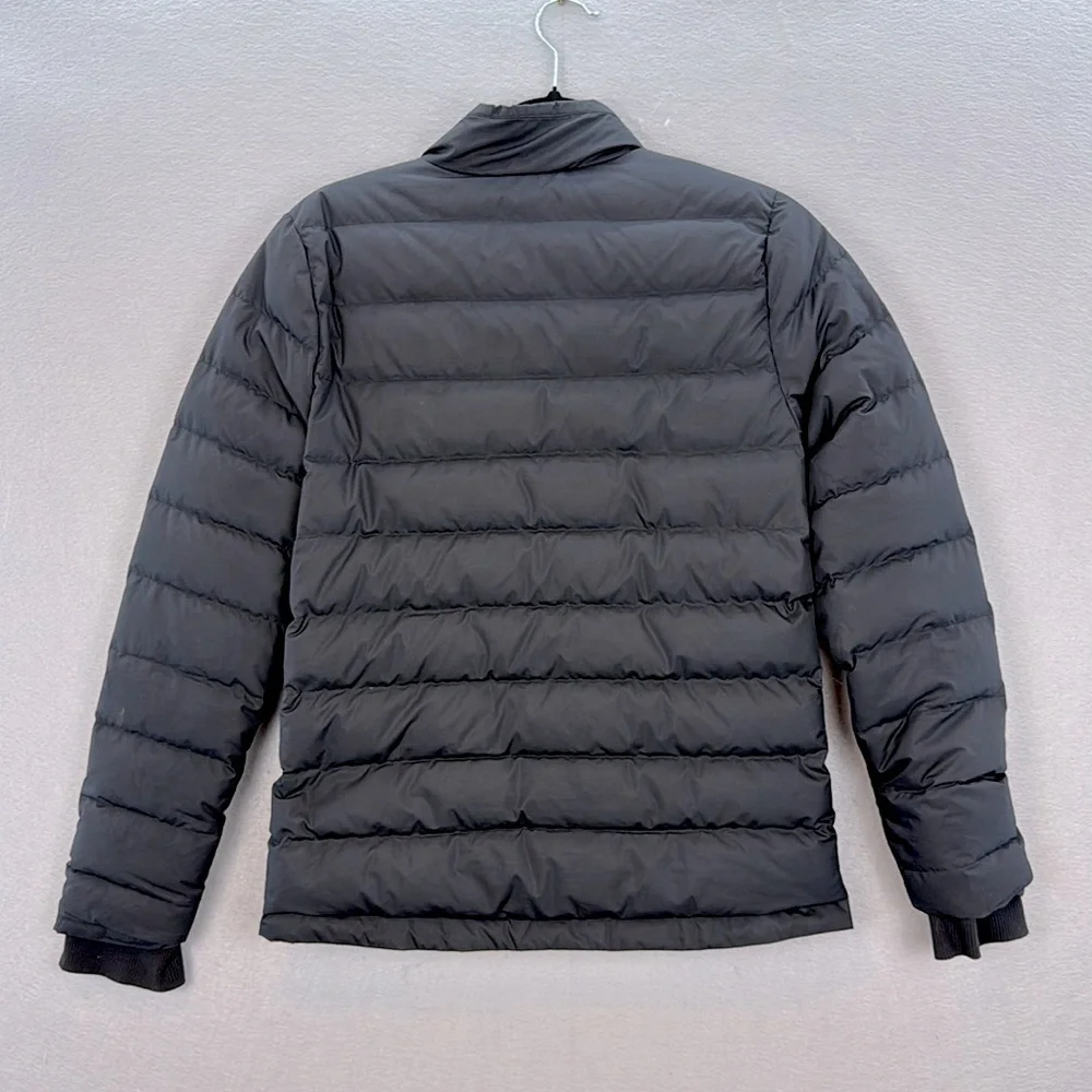 Athleta Girls can’t snow me down jacket black full zip up‎ coat size XXL -16